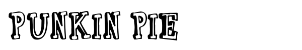 Punkin Pie font preview
